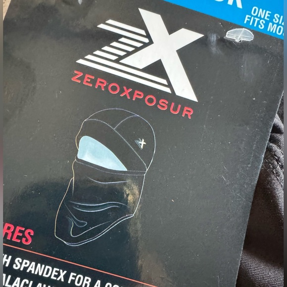 ZeroXposur Black Athletic face mask/shield-one size fits most! Zoom in for deets - Picture 12 of 12